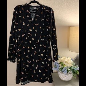 H&M Black Printed Dress